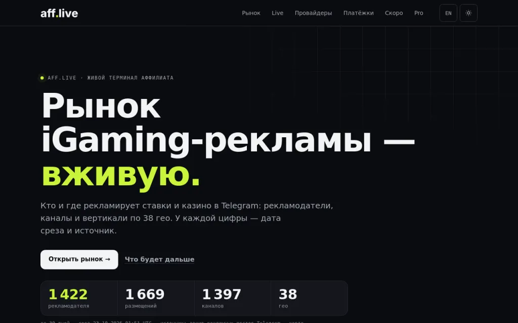 Превью сайта aff.live